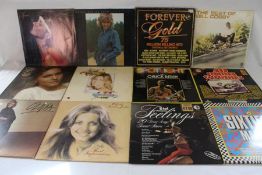 Collection of vinyl records lp's including Chuck Berry, Marti Webb, Kenny Rogers, Billie Jo