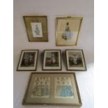 Collection of ladies prints Old Chelsea, Costume de champagne, Cries of London, etc