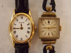 Sekonda 17 jewels and Accurist ladies wristwatch