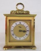 Imhor carriage clock approx. 15cm tall