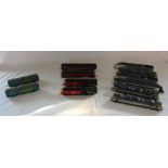 Selection of 00 gauge Hornby trains, including Virgin, Rail Freight Distribution and Northern Spirit