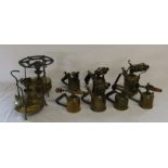 2 large stove burners and a selection of 7 blow lamps including 4 by Sievert