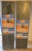 Two unopened packets of Floor Master tile effect laminated flooring (2 x 1.73sqm) 'Florentine