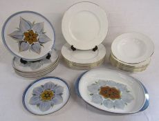 Chatsworth Denby, Langley and Jo Booth dinner plates etc