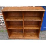 Oak handmade bookcase, L112 x H108cm