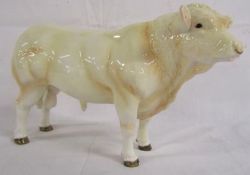 Large Beswick Charolais bull