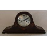 Edwardian inlaid mahogany mantel clock (currently not working)