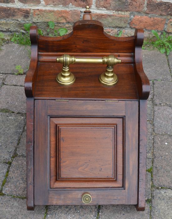 Victorian coal box with with shovel