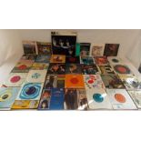 Beatles LP and a collection of singles including Wham, The Spacelings, etc