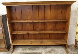 Oak / pine plate rack