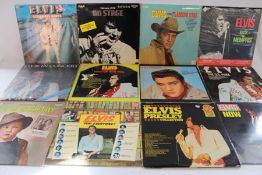 Collection of Elvis vinyl records lp's