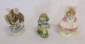 2 Beatrix potter figures and one other