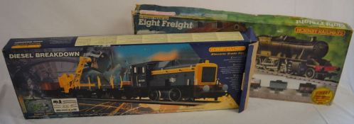Hornby Diesel Breakdown and Hornby Eight Freight, both incomplete