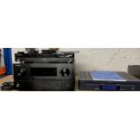 Pioneer SC-LX83 audio/video multi-channel receiver with remote, Arcam solo movie amplifier and