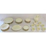 Royal Doulton Romance collection 'Heather' part dinner service and 2 meat plates