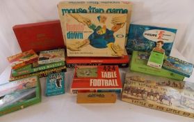Collection of board games to include Subutteo, Totopoly, The battle of the little big horn,