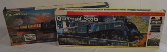 2 boxed Hornby part train sets, Queen of Scotts and the Duchess