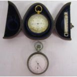 Antique pocket barometer altimeter by Short & Mason London made for A & N.C.S Ltd Westminster in