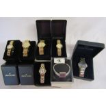 Cased watches to include Pierre Cardin, Calvin Klein and a Claude Valentini Sports 900 Gents watch