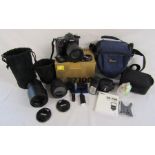 Nikon D7100 digital camera (no charger), SB-700 flash Nikon DX AF-S Nikkor 18-35mm lens, ED AF-S