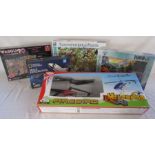 3 sealed jigsaws, National geographic space exploration and Firebird remote control helicopter