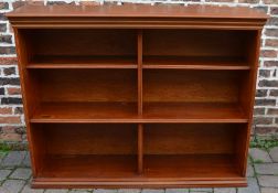 Hand make solid mahogany bookcase, L151cm