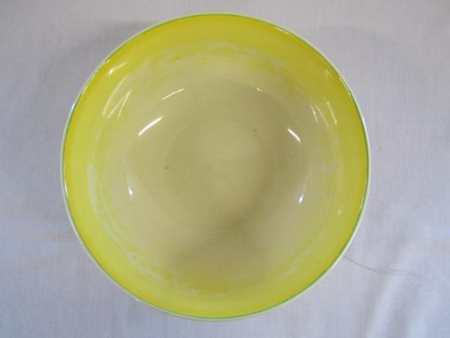 Clarice Cliff Newport pottery Crocus bowl - approx. dia. 21.5cm height 9cm - Image 5 of 8
