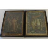 Pair of 18th century hand coloured engravings Dead Game - "A Pheasant & a Brace of Woodcocks" and "A