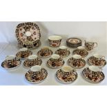 Selection of tea cups, saucers, plates, sandwich plates etc, including Royal Crown Derby and