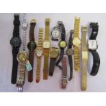 Selection of unboxed watches including Nike, Accurist, Pierre Cardin etc