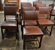 10 Cromwellian style dining chairs
