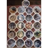 Bradex and Franklin Mint collector's plates Wolves and Dogs