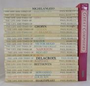 The Life and Times part book collection of artists including Michelangelo, Chopin etc and WHSmith