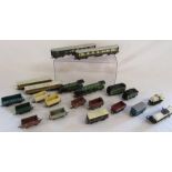 Hornby 00 gauge trains and rolling stock including carriages Rosemary and 65, trains 8544 and 4472