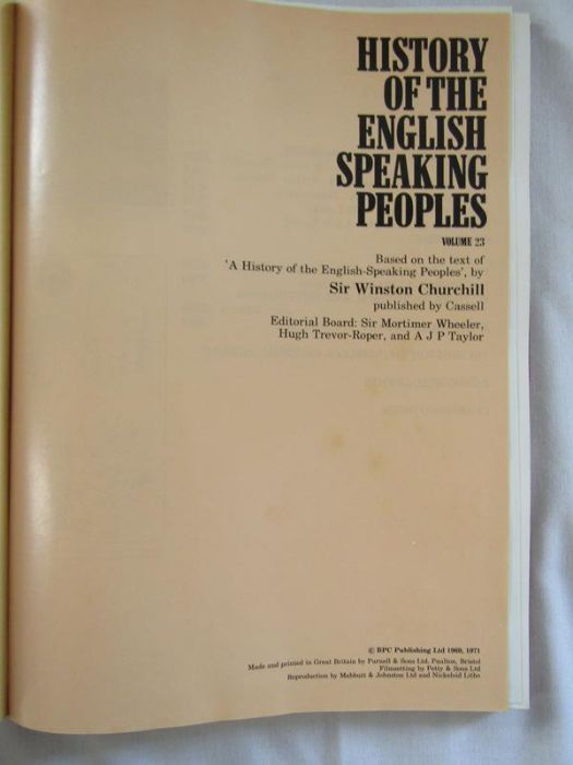 Winston Churchill History of the English Speaking Peoples in 23 volumes, published by Cassell - Image 3 of 3