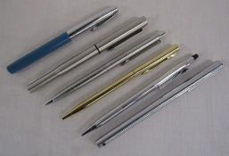Collection of pens including an AURORA Hastil pen with 14kt white gold nib P16747 (advised