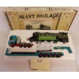 Corgi Heavy Haulage DAF XF super space cab king trailer & locomotive load