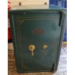 Thomas Withers & Sons Ltd early 20th century safe Ht 71cm W 48cm D 49cm