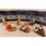 Border Fine Arts figures including Starry Eyed - Water Babies - Woodland Ramble - Bright Eyes -