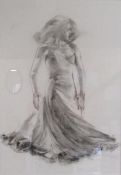 'Lilac' study original charcoal on paper by Fletcher Sibthorp - Passion Exhibition 2005 approx.