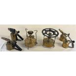 4 blow lamps including Eriksson and 2 paraffin stoves including Juwel and Meva