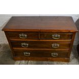 Victorian chest of drawers L 107cm D 43cm Ht 71cm