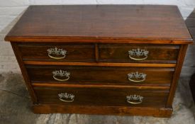 Victorian chest of drawers L 107cm D 43cm Ht 71cm