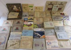 Large collection of cigarette card books including Military Uniforms, Air Raid Precautions,