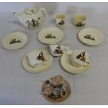Beswick 11 piece child's Walt Disney tea set & miniature Fairylite tea set