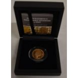 Hattons of London Queen Elizabeth II double gold sovereign 2002 proof in a presentation case
