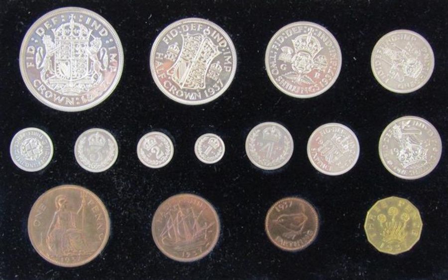 The London Mint Office 1937 Specimen Coins set - Image 2 of 4