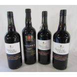 4 bottles of port including 3 x Quinta Do Crasto and Taylor's 1997