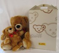 Steiff teddy Bobby Bear 013874 and Bobby 021909