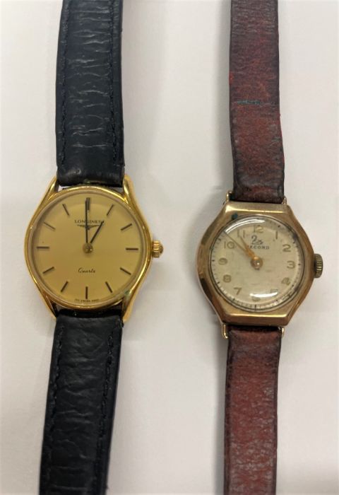 4 wristwatches, including 18ct gold lady's watch with 18ct gold expanding strap (20g total weight) - Image 3 of 7